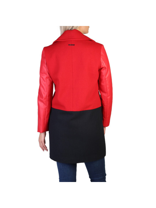 Roter Armani Exchange Damenmantel mit Reißverschluss