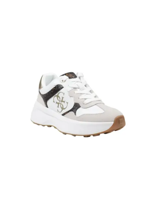 Weiße Guess Damenschuhe mit Streifen