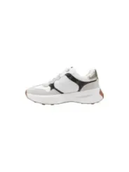 Weiße, schwarze und beige Sneaker