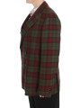 Jackets & Coats Elegant Checkered Double-Breasted Wool Blazer 500,00 € 7333413027504 | Planet-Deluxe