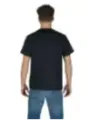 Schwarzes Bio-Baumwoll-T-Shirt Replay