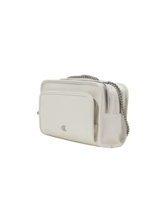 Calvin Klein cremefarbene Crossbody Tasche