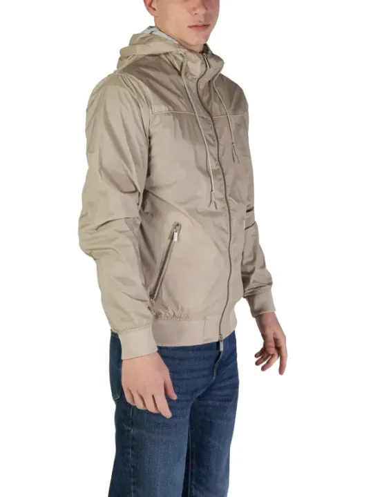 Tan Kapuzenjacke Produktfoto