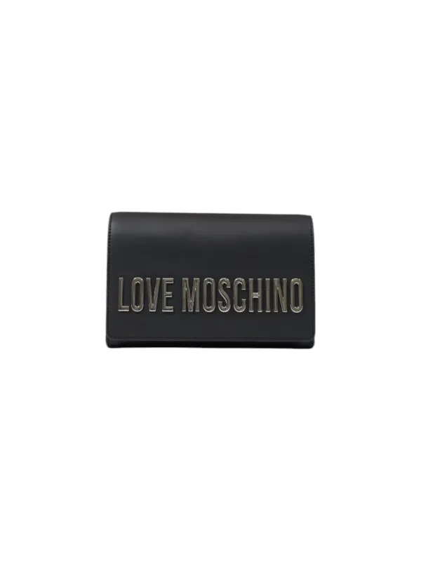 Schwarze Love Moschino Leder Clutch Schwarze Love Moschino Leder Clutch