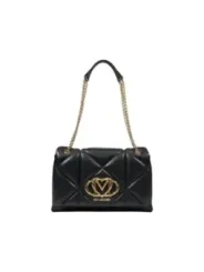 Schwarze gesteppte Love Moschino Handtasche