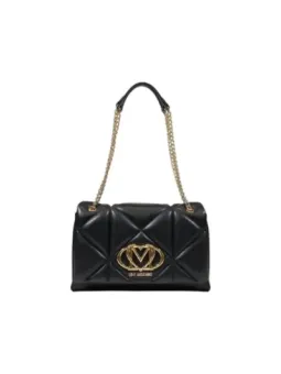 Schwarze gesteppte Love Moschino Handtasche