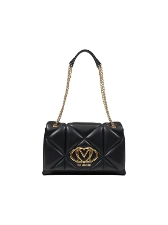 Schwarze gesteppte Love Moschino Handtasche