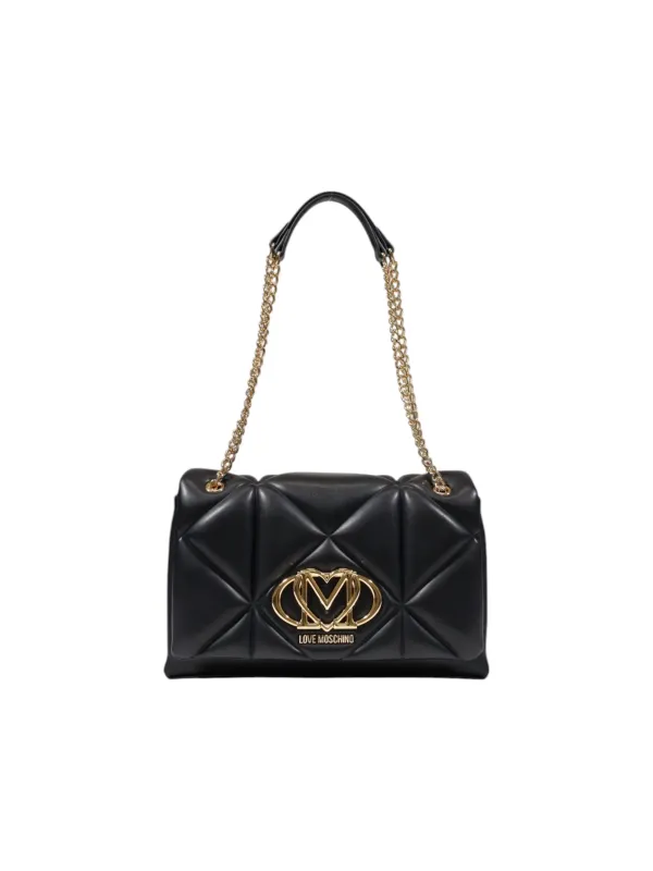 Schwarze gesteppte Love Moschino Handtasche Schwarze gesteppte Love Moschino Handtasche