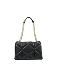 Schwarze gesteppte Love Moschino Umhängetasche
