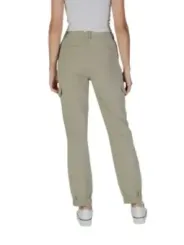 Khaki cropped Hosen für Damen