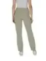 Khaki cropped Hosen für Damen