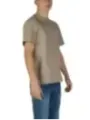 Replay braunes T-Shirt mit Aufdruck