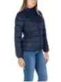 Dunkle blaue Damen Pufferjacke