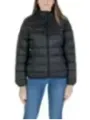 Schwarze gesteppte Damen Pufferjacke