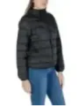 Schwarze Damen Winter Pufferjacke