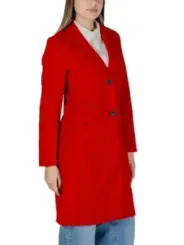 Roter doppelreihiger Vero Moda Mantel