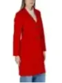 Roter doppelreihiger Vero Moda Mantel