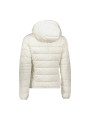 Jackets & Coats Chic White Short Down Jacket with Hood 120,00 € 8050716264939 | Planet-Deluxe