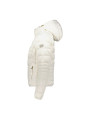 Jackets & Coats Chic White Short Down Jacket with Hood 120,00 € 8050716264939 | Planet-Deluxe