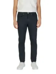 Dunkelgraue Herren Slim Fit Jeans
