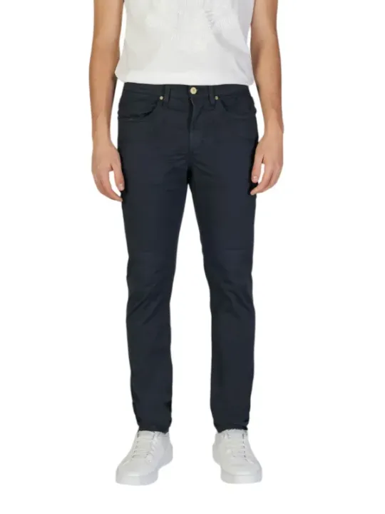 Dunkelgraue Herren Slim Fit Jeans