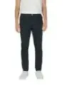 Dunkelgraue Herren Slim Fit Jeans