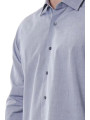 Shirts Elegant Gray Italian Collar Shirt 180,00 € 8051769176798 | Planet-Deluxe