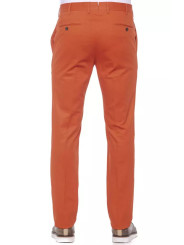 Jeans & Pants Elegant Red Cotton Blend Trousers for Men 280,00 € 2000045339569 | Planet-Deluxe