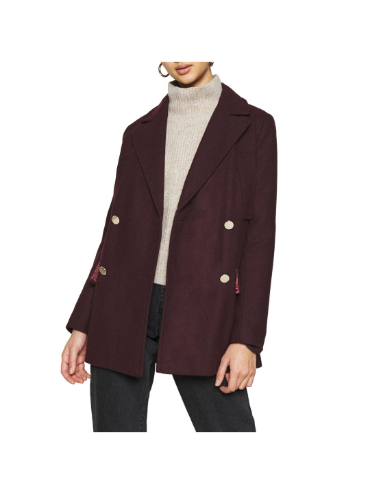 Roter doppelreihiger Pepe Jeans Mantel