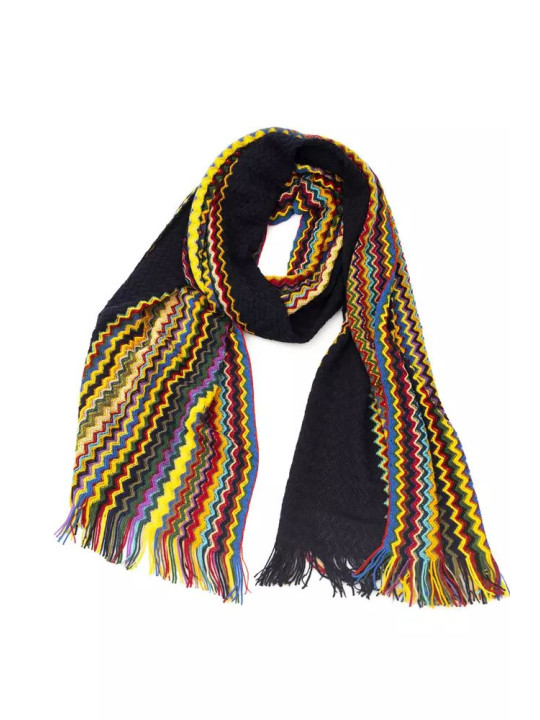 Scarves Elegant Geometric Multicolor Fringed Scarf 130,00 € 9910051139592 | Planet-Deluxe