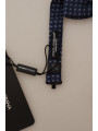 Ties & Bowties Elegant Black Silk Bow Tie with Unique Metal Clasp 210,00 € 8053286561781 | Planet-Deluxe