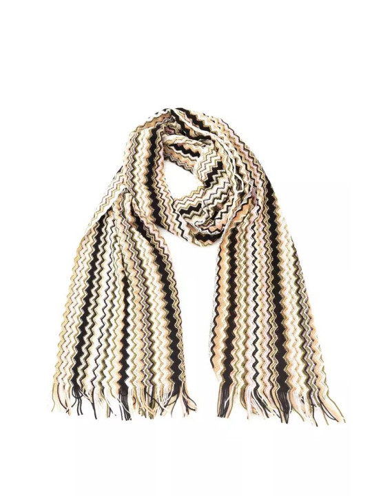 Scarves Geometric Fantasy Multicolor Fringed Scarf 130,00 € 9910051149706 | Planet-Deluxe