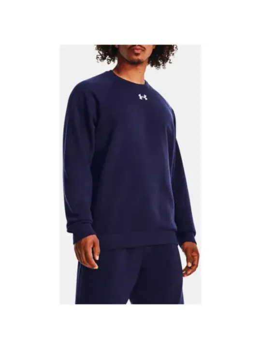 Dunkelblaue Under Armour Trainingsjacke Crewneck