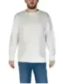 cremefarbenes Langarm-Crewneck-Shirt Hamaki-ho