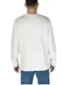Weißes Langarm-T-Shirt lässiger Schnitt