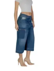 Replay zugeschnittene blaue Jeans aus Denim