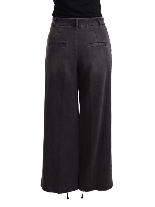 Jeans & Pants Elegant Wide Leg Gray Wash Denim 610,00 € 8059618849862 | Planet-Deluxe