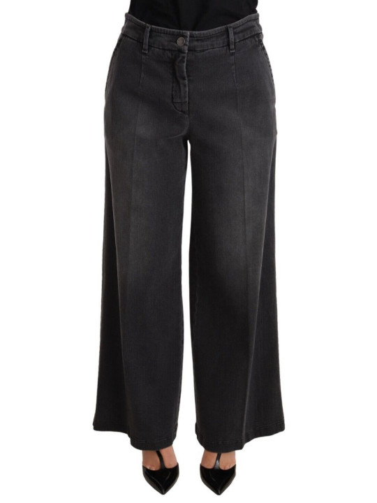 Jeans & Pants Elegant Wide Leg Gray Wash Denim 610,00 € 8059618849862 | Planet-Deluxe