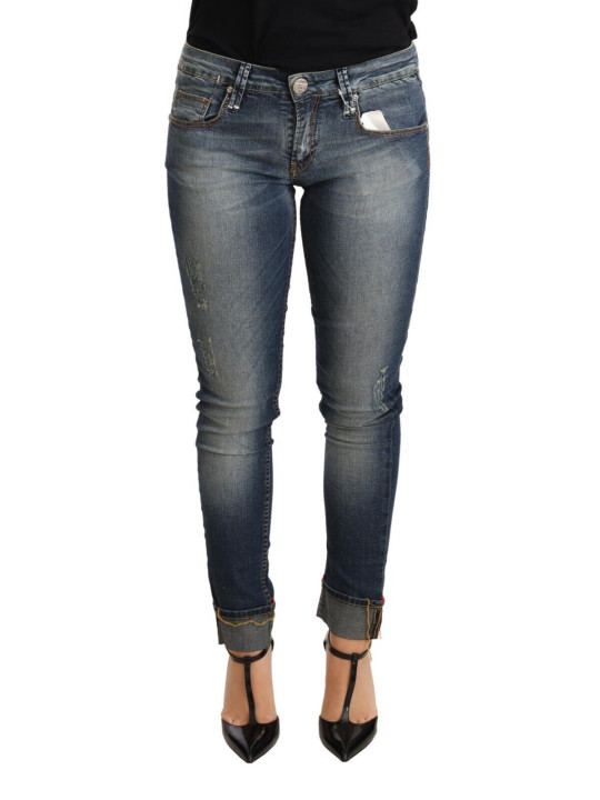 Jeans & Pants Chic Blue Washed Skinny Denim 310,00 € 8034166065407 | Planet-Deluxe