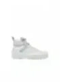 Weiße Superga-Stiefel mit Logo