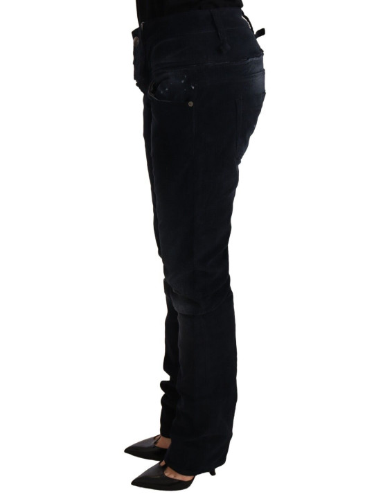 Jeans & Pants Elegant Dark Blue Slim-Fit Denim 260,00 € 8034166710659 | Planet-Deluxe