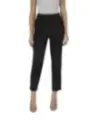Dunkle, schmale Damen Stoffhose