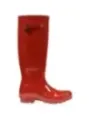 Rote glänzende Hunter Regenstiefel