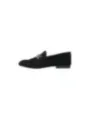 Schwarzer Loafer mit Metallhalterung