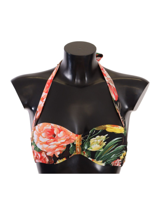 The Tate günstig Kaufen-Chic Multicolor Floral Bikini Top. Chic Multicolor Floral Bikini Top <![CDATA[Indulge in the vibrant hues of summer with this gorgeous new-with-tags bikini top from Dolce & Gabbana. Designed to make a statement, this piece is adorned with a stunning multi