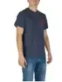 Replay rotes Logo Baumwoll-T-Shirt