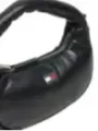 Schwarze Tommy Hilfiger Lederhandtasche