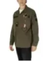Replay 480960 Militärjacke olivgrün Baumwolle