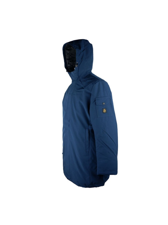 Jackets Stylish Men's Long Hooded Jacket in Blue 460,00 € 8056308720579 | Planet-Deluxe