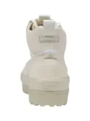 Weiße Superga-Stiefel mit Profilsohle